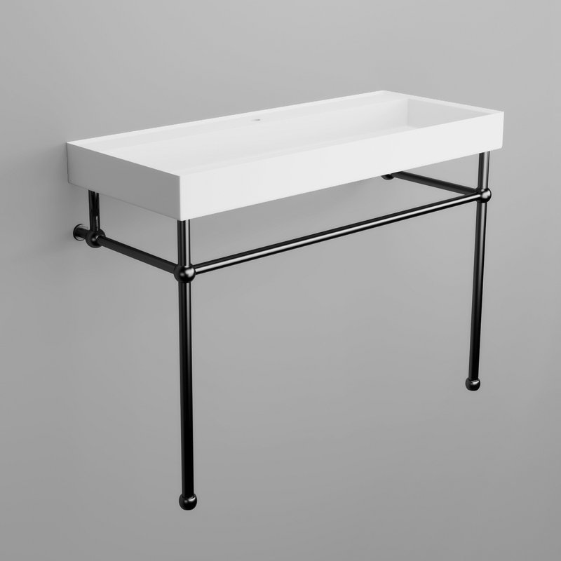 Ensemble de meuble-lavabo simple 31,59 po avec plateau en résine Quenia