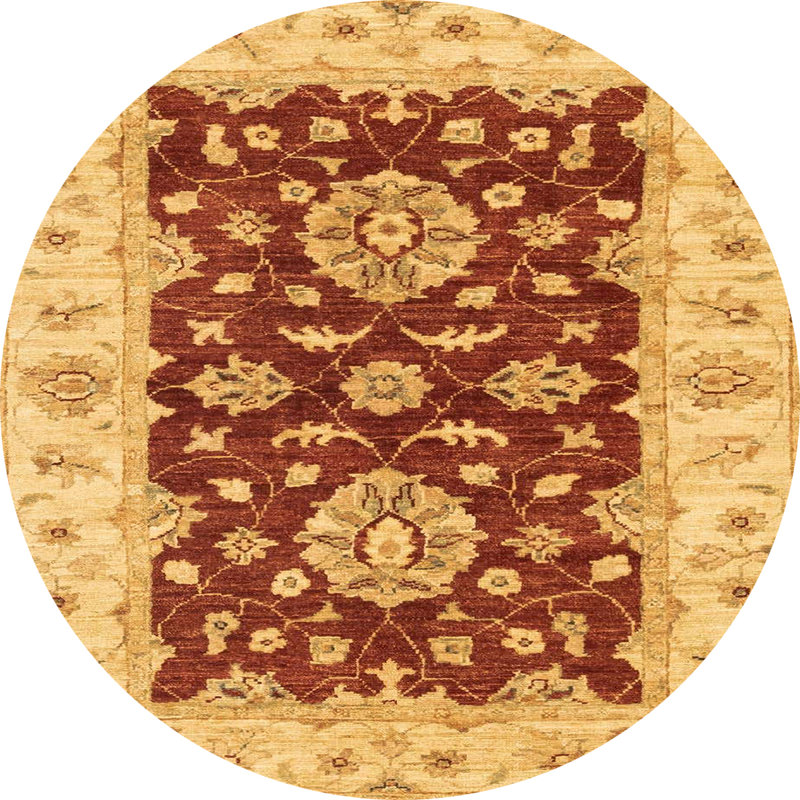 Tapis abstrait moderne 3847, Rond 6 pi