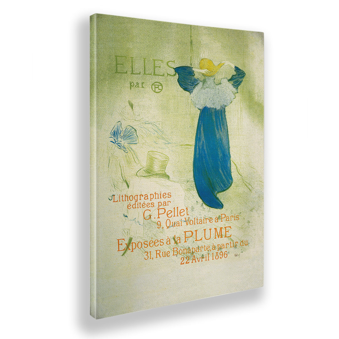 Leinwandbild For Elles von Henri de Toulouse-Lautrec