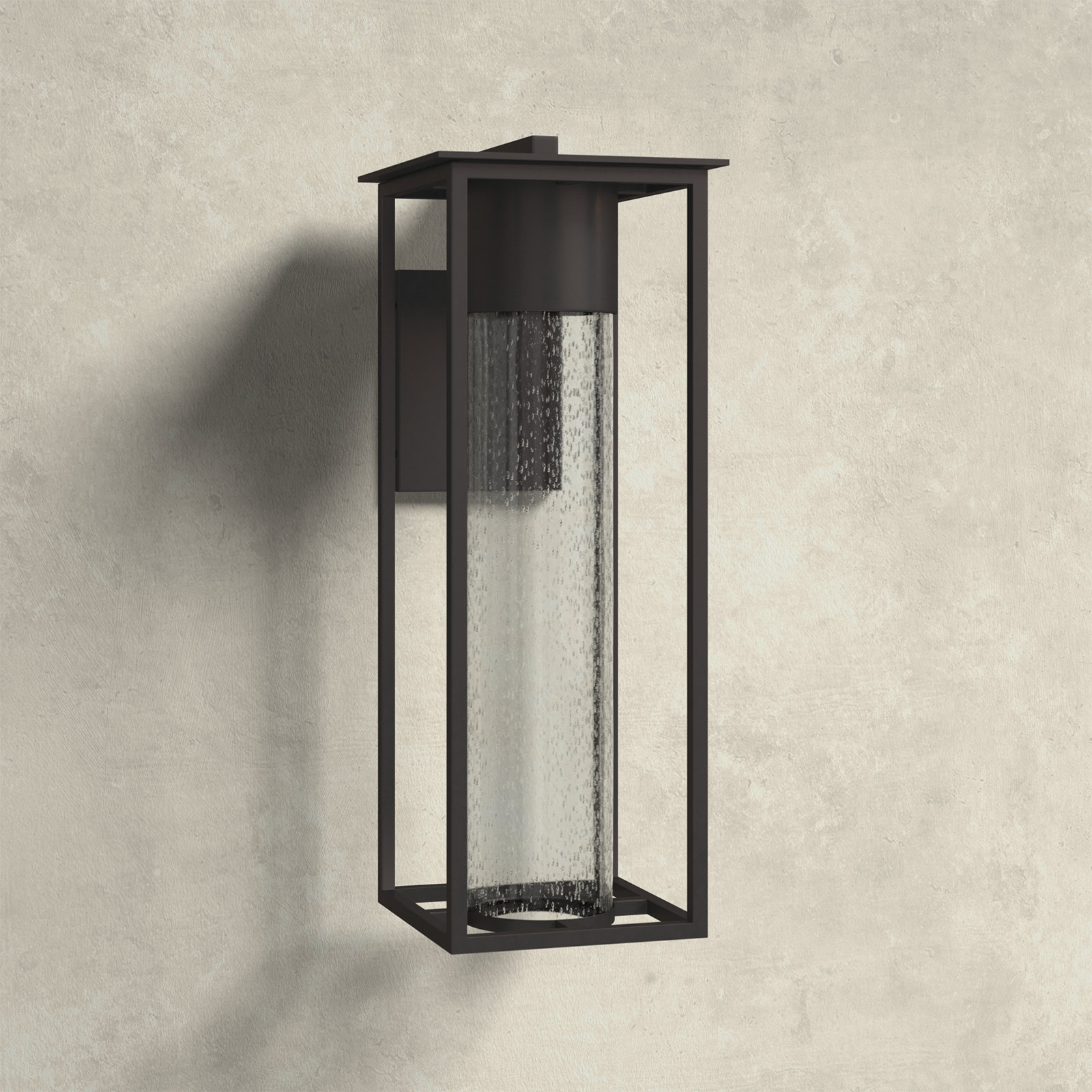 Outdoor Wall Lantern, Oil Rubbed Bronze, 21.5" H x 8" W x 10" D