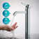 Ceramic Circular Vessel Bathroom Sink with Faucet