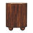 Curved Fluted Bedside Chest