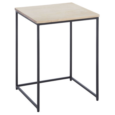 Table de bout de rue avec plateau en marbre