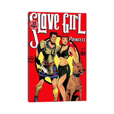 Slave Girl (Princess) Comics Vintage Poster 1 Piece Wrapped Canvas Wall Art