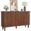 Buffet 59,74 "moderne rustique brun avec rangement-1560566734