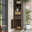 Himmet 75.59"H Display Bookcase with Storage