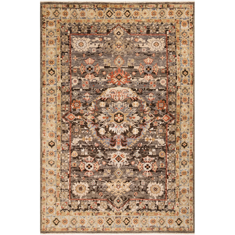 Cappadocia Wool Oriental Area Rug, Rectangle 2' x 3'