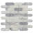Eclipse Marble Mosaic Tile in Lilac