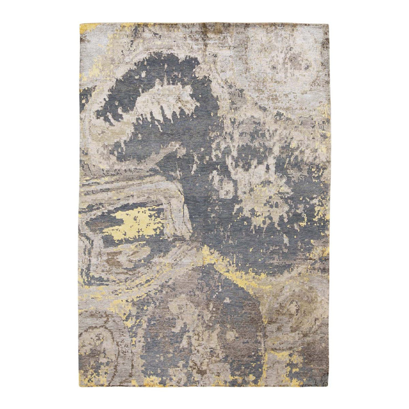 Hand Knotted Wool Abstract Area Rug