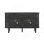 Buffet Kiran avec portes en verre et tablettes réglables-1825241855
