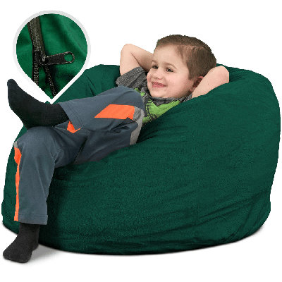  | Housse de remplacement pour fauteuil à billes 3 pi pour enfants seulement | Lavable amovible | Housse seulement