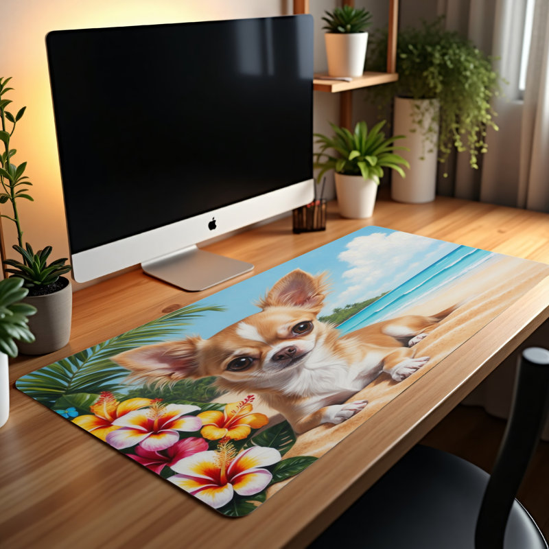 Polyester Desk Pad, 23.6x13.8