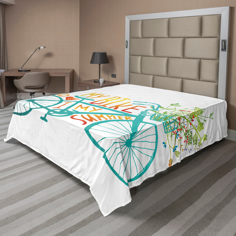Drap-housse Ambesonne, Drap plat de taille double