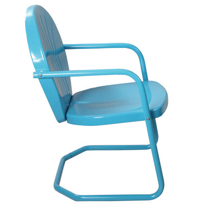 34-Inch Outdoor Retro Tulip Armchair