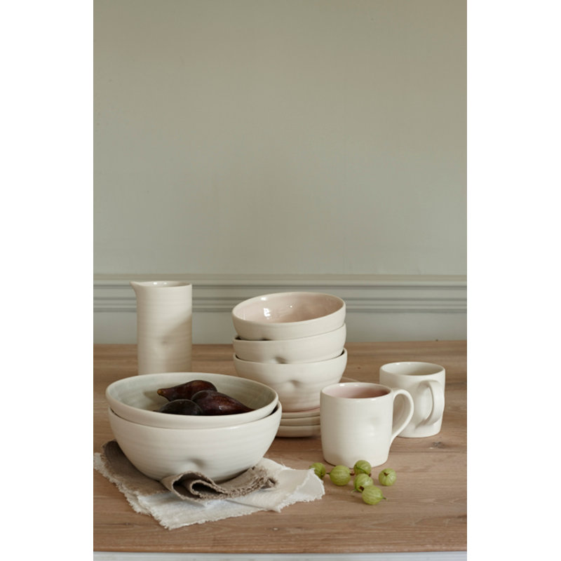 Ensemble de 4 tasses à café Canvas Home Pinch, Blanc