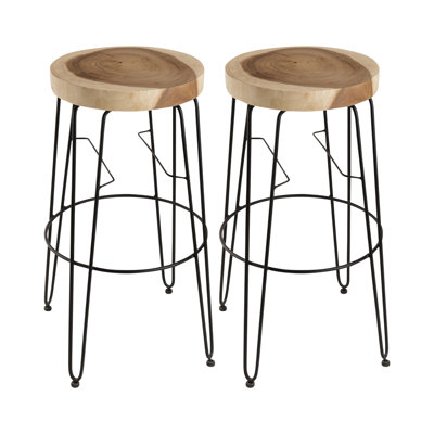 Braswell Counter Stool with Metal Frame