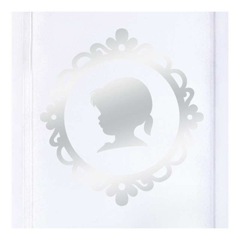 Wall Decal, Shiny Silver