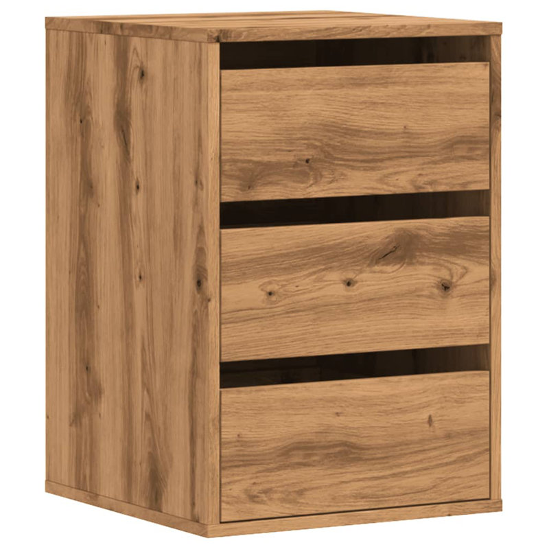 Asmarina Rectangle Accent Chest, Artisian Oak, 58cm H x 40cm W x 41cm D