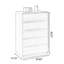 Armoire d'appoint en noyer massif