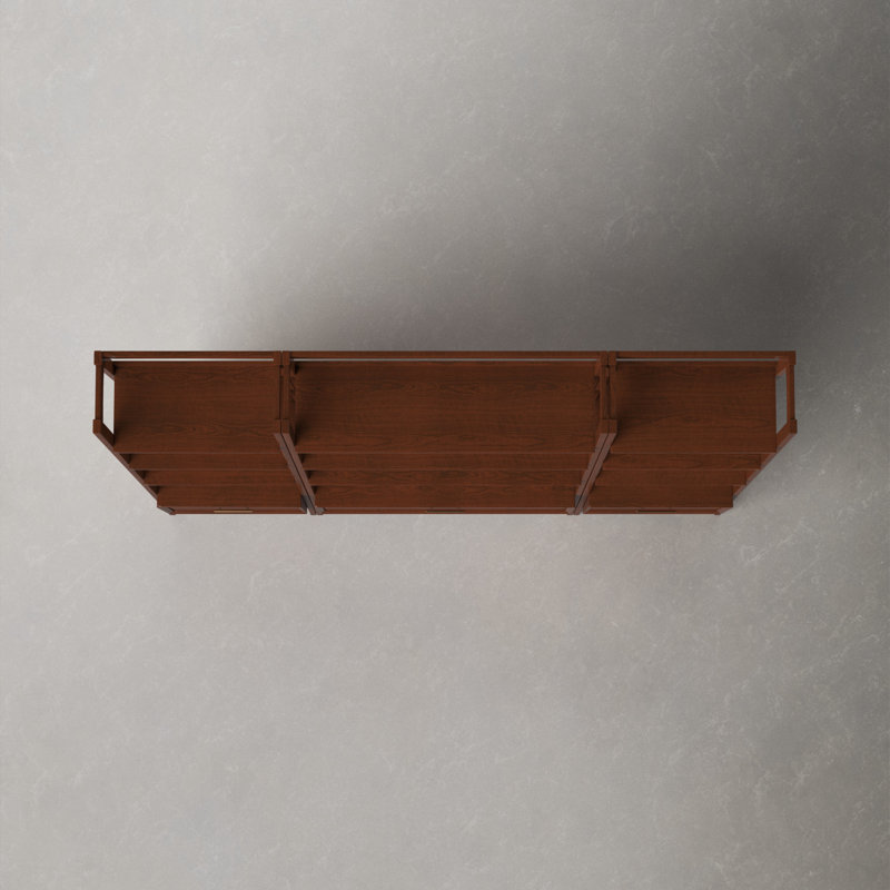 Stiles Ladder Storage Bookcase, Mahogany