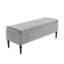 Paris Striped Ottoman Storage Bench - Upholstered Plush Velvet Shoes Bench with Black Turned Wooden Legs-1779234558-1779234506