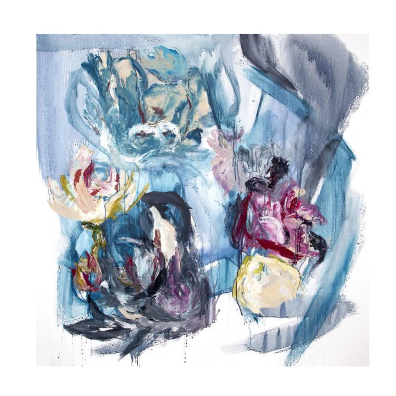 Frisco Waters Painting by Mia Malcolm Studio, Outdoor, 36" H x 36" W