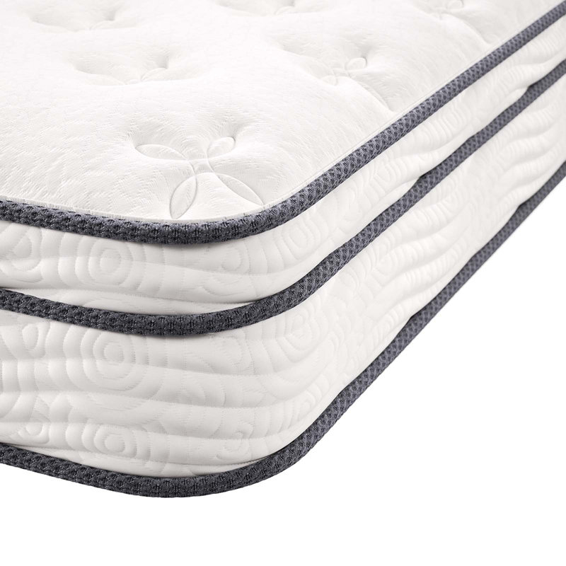 Modway Jenna Innerspring and Foam Mattress, Full, 8"