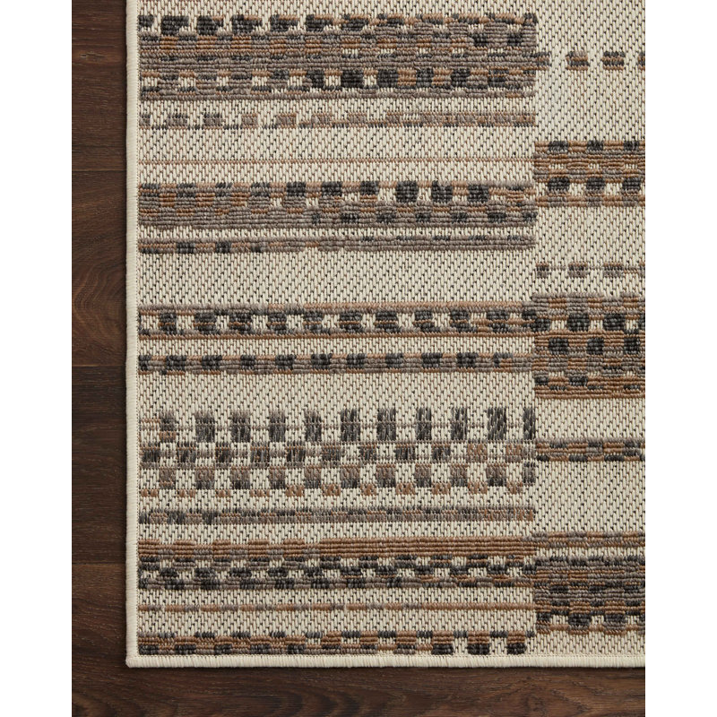 Oakhaven Geometric Indoor / Outdoor Rug, Square 1'6"
