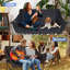 Chaise de camping double surdimensionnée chauffée, pliable, réglable en température, sac de transport-233573732