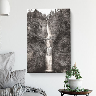 Multnomah Falls Waterfall Vol.1 - Wrapped Canvas