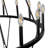 3-Tierd 24-lights wagon wheel chandeliers for dining room-845223668