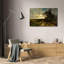 "Bringing Home the Cattle - Coast of Florida" par Thomas Moran - Art mural sur toile tendue avec châssis-2062055377