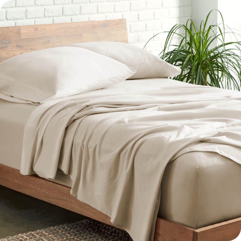 Twin Sand Organic Cotton Jersey Sheet Set