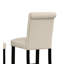 Chaises en bois massif, finition brun clair des pieds, repose-pieds de 11,2 po de hauteur 2, construction, profondeur de siège de 16,1 po-1887589470