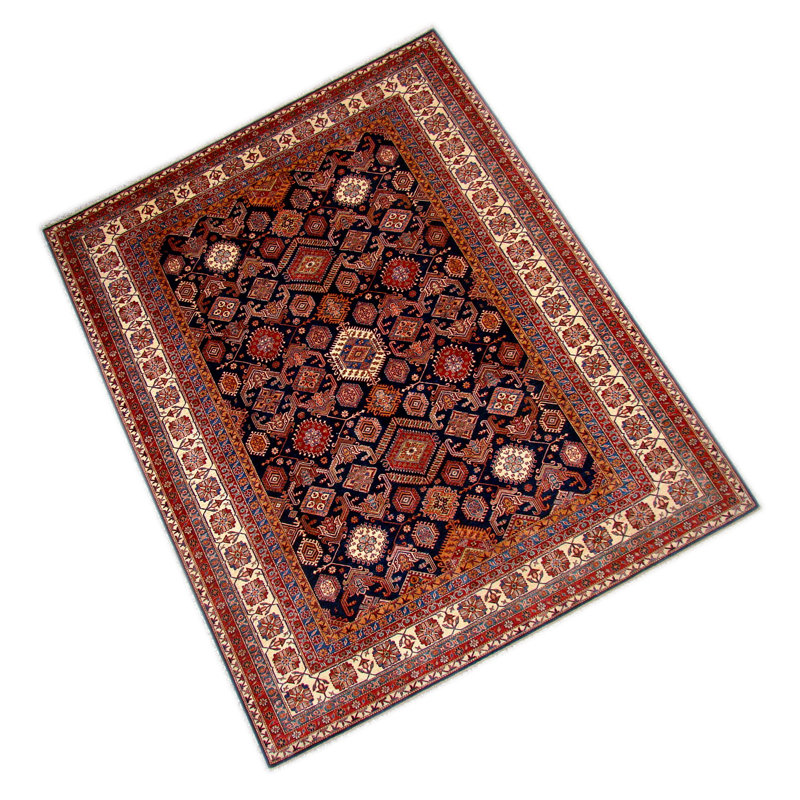 Kazak Wool Southwestern Area Rug