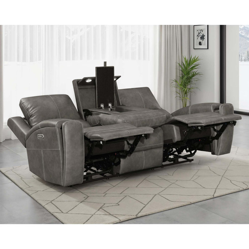 Triple Power Reclining Sofa with Tailored Support System