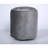 Ottoman Modern Cylinder Floor Cushion 16x16x16 Slate Gray | Velvet-123499620