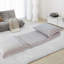 Plancher convertible multi-positions, mousse, fauteuil décontracté, crème antique, structure en métal, confortable dans les petits espaces