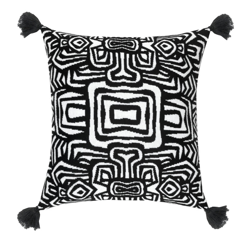 Oreiller décoratif Rochelle Porter Oga 20 x 20 - noir