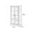 Burlywood Solid Wood Display Cases