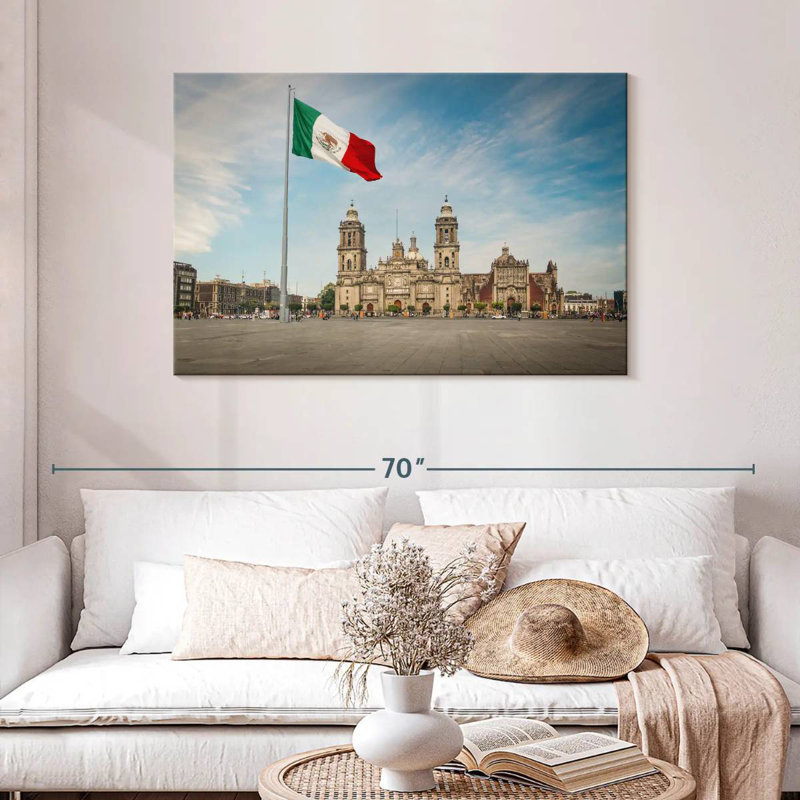 Adella, cathédrale métropolitaine de Mexico, H 30 po x l 45 po