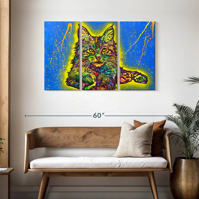 Maine Coon II, 28" H x 45" W