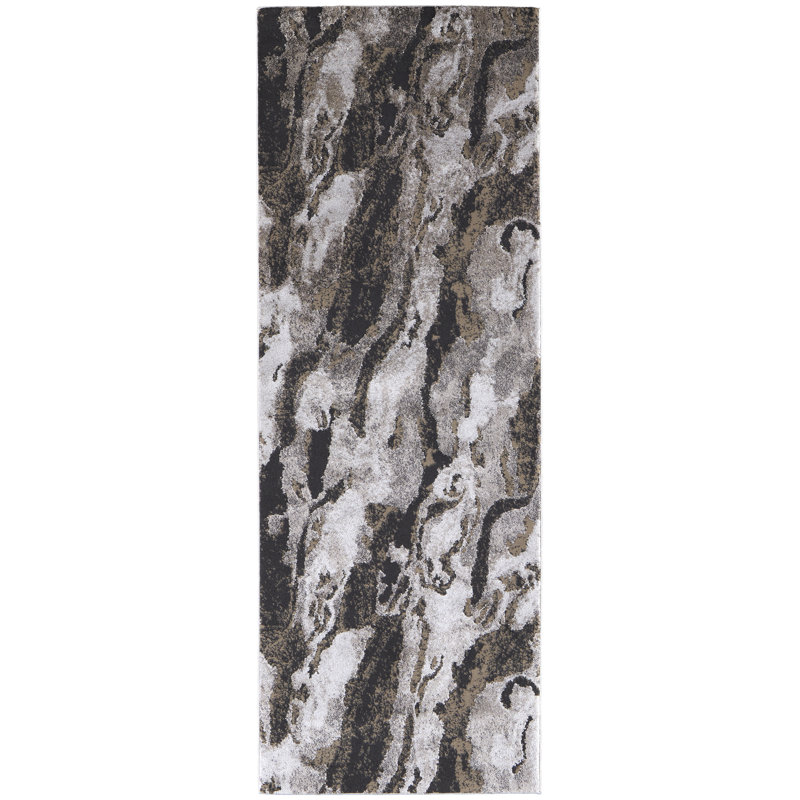 Abstract Indoor Rug, Runner 2'10" x 7'10"
