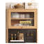 Armoire de rangement multifonctionnelle en bois massif
