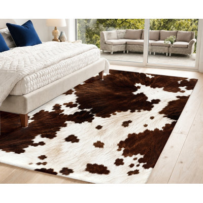 Tapis lavable à la machine Cow
