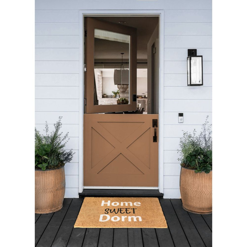 Tapis d'entrée antidérapant Home Sweet Dorm 30 po x 18 po