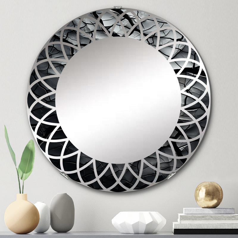Gallichan - Miroir mural rond, 24 po x 24 po