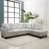 Velours blanc gris est en rupture de stock