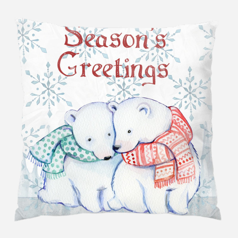 Coussin de noël Orourke, Microsuède, Intérieur