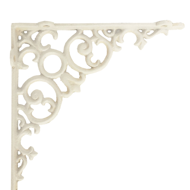 homerville Scroll Shelf Bracket, White
